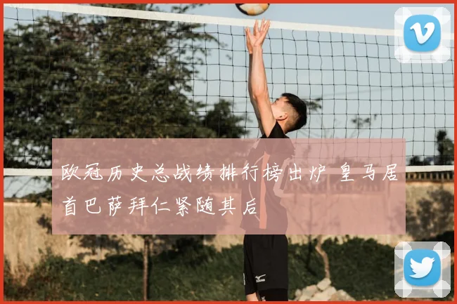 欧冠历史总战绩排行榜出炉 皇马居首巴萨拜仁紧随其后